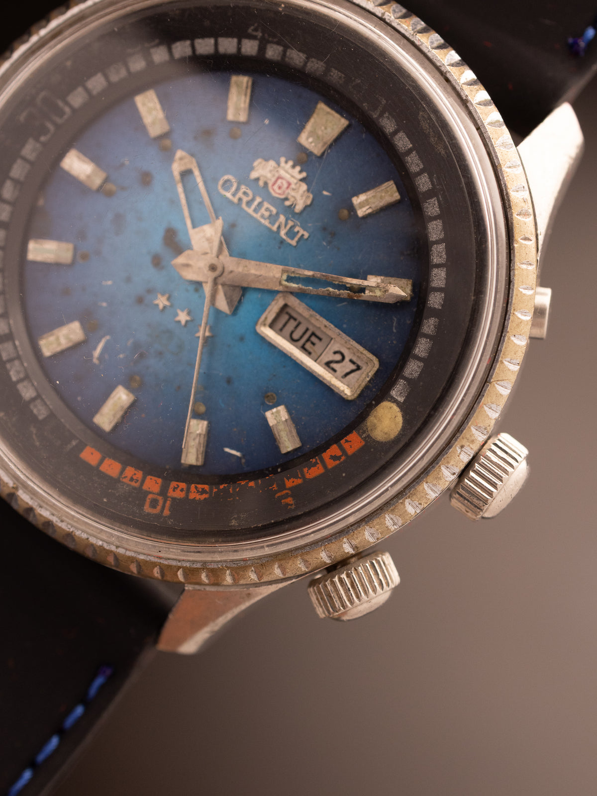 Orient Tristar King Diver Automatic Blue Patina Dial ( G 469620-70 PT )