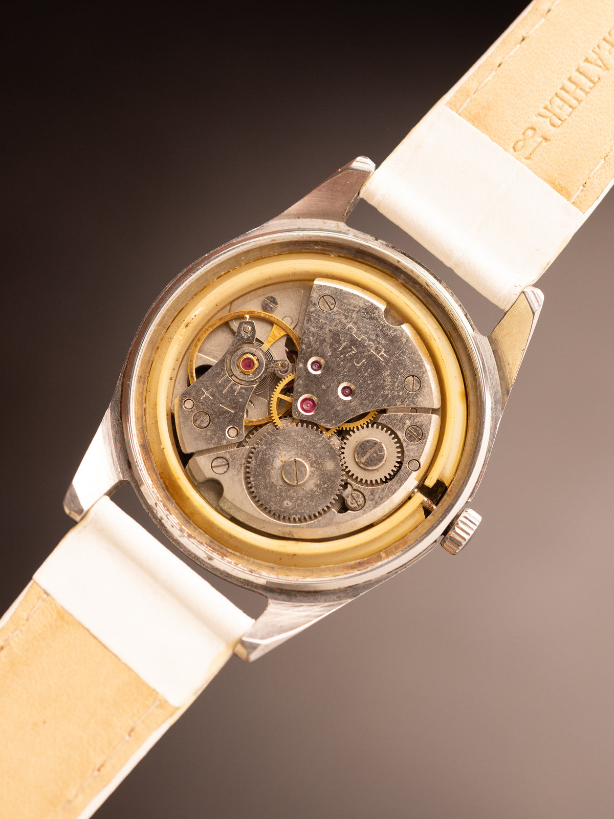 HMT Nishat White Strap ( 200184 )