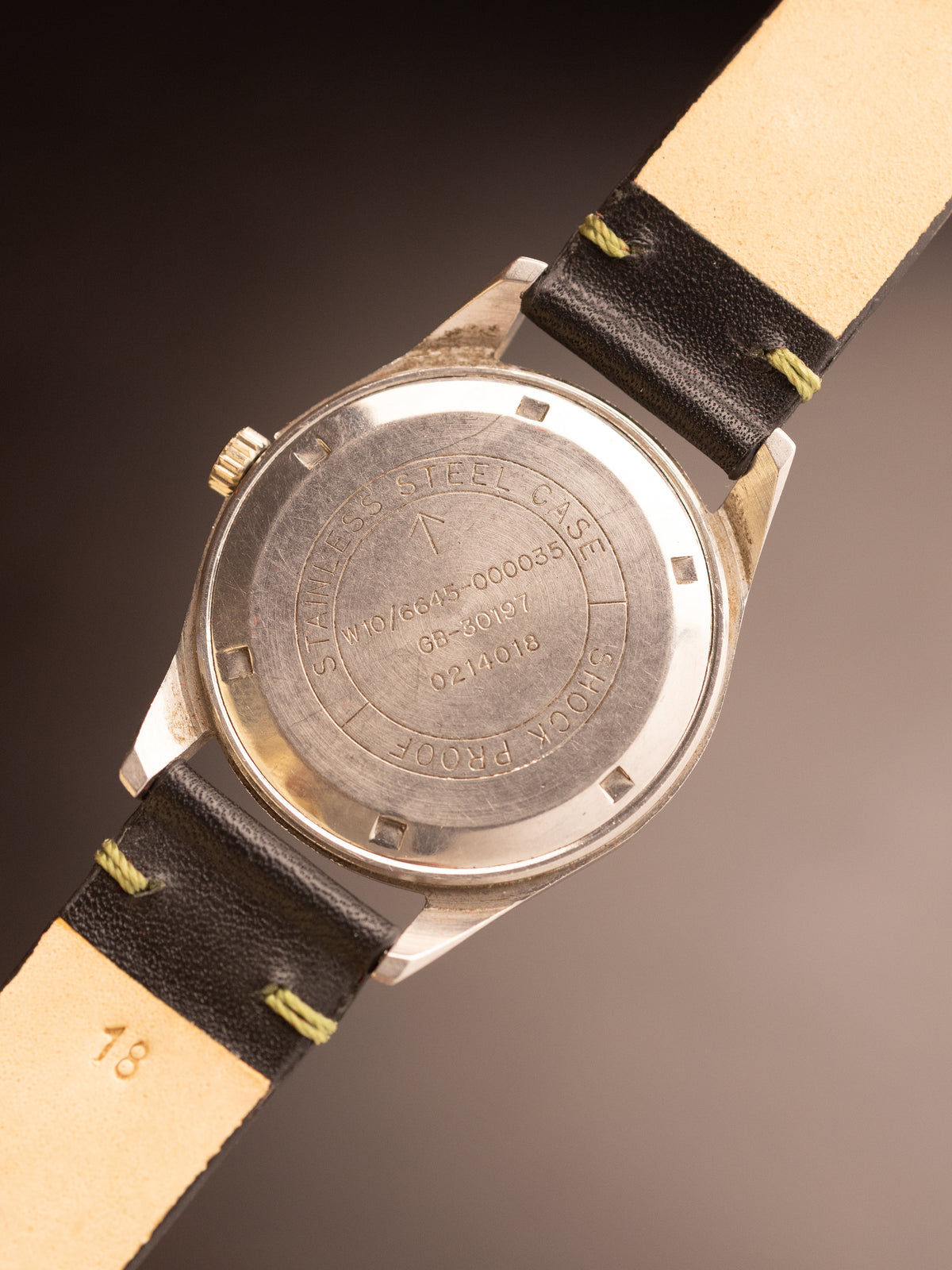 HMT Jawan Black Strap 0214018 ( W10/6645-000035 GB-30197 )