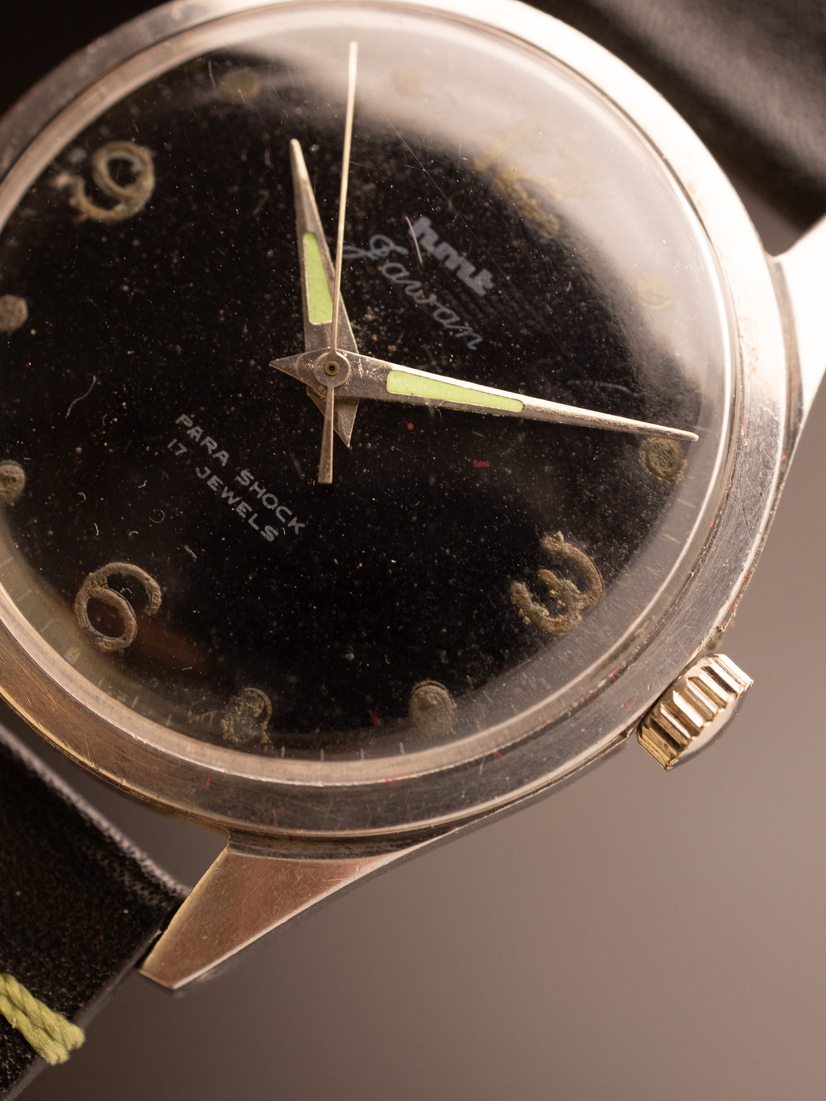 HMT Jawan Black Strap 0214018 ( W10/6645-000035 GB-30197 )