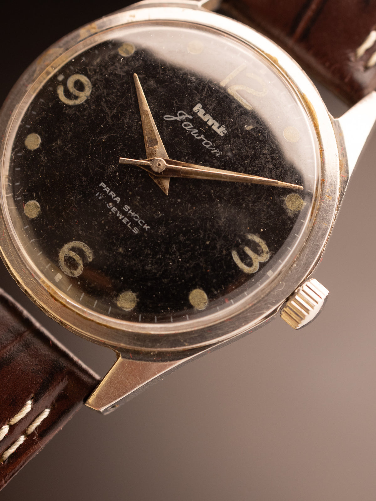 HMT Jawan Dark Brown Strap 0214007 ( W10/IWJ-1550 GB-25909 )