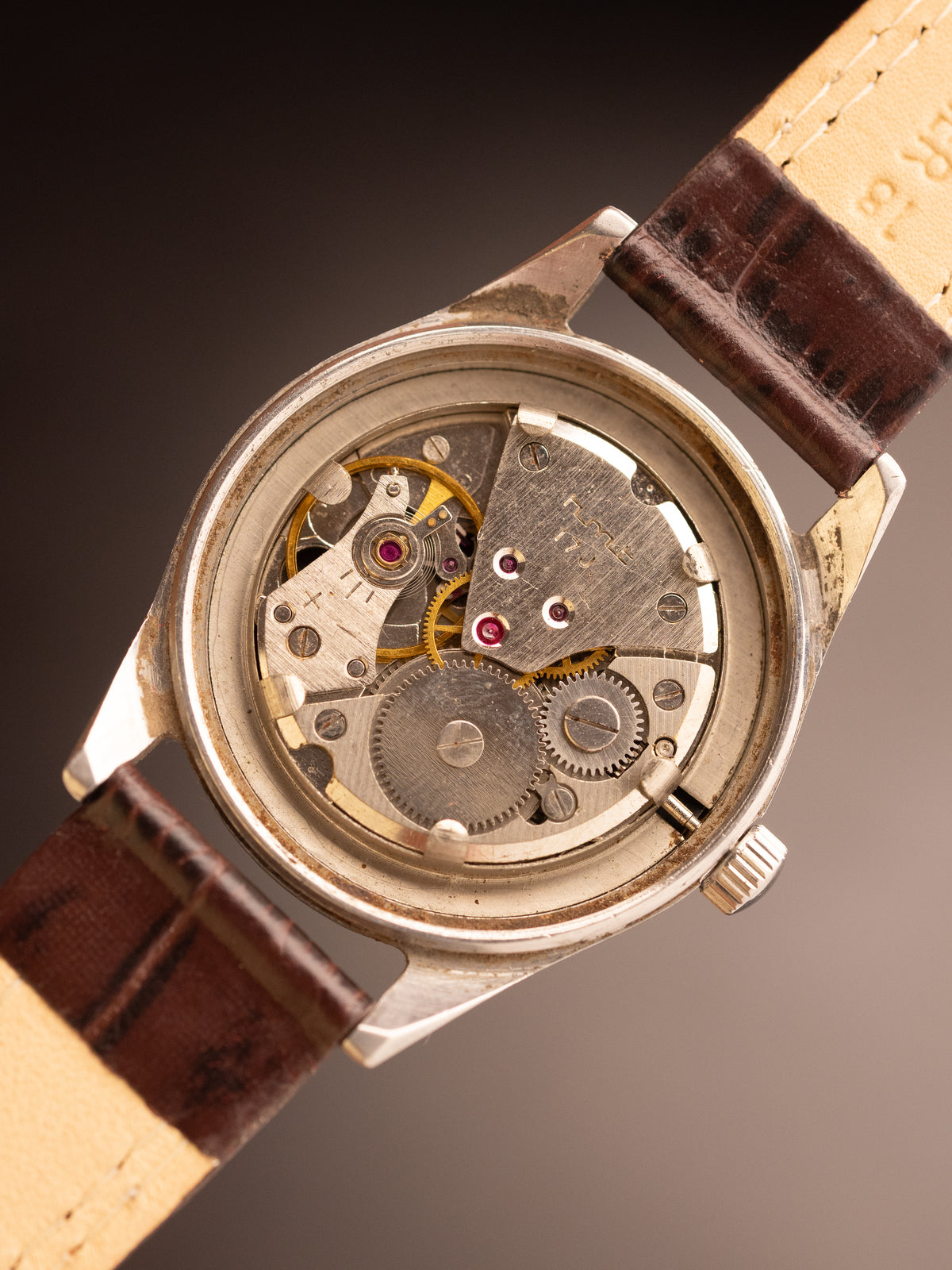 HMT Jawan Dark Brown Strap 0214007 ( W10/IWJ-1550 GB-25909 )