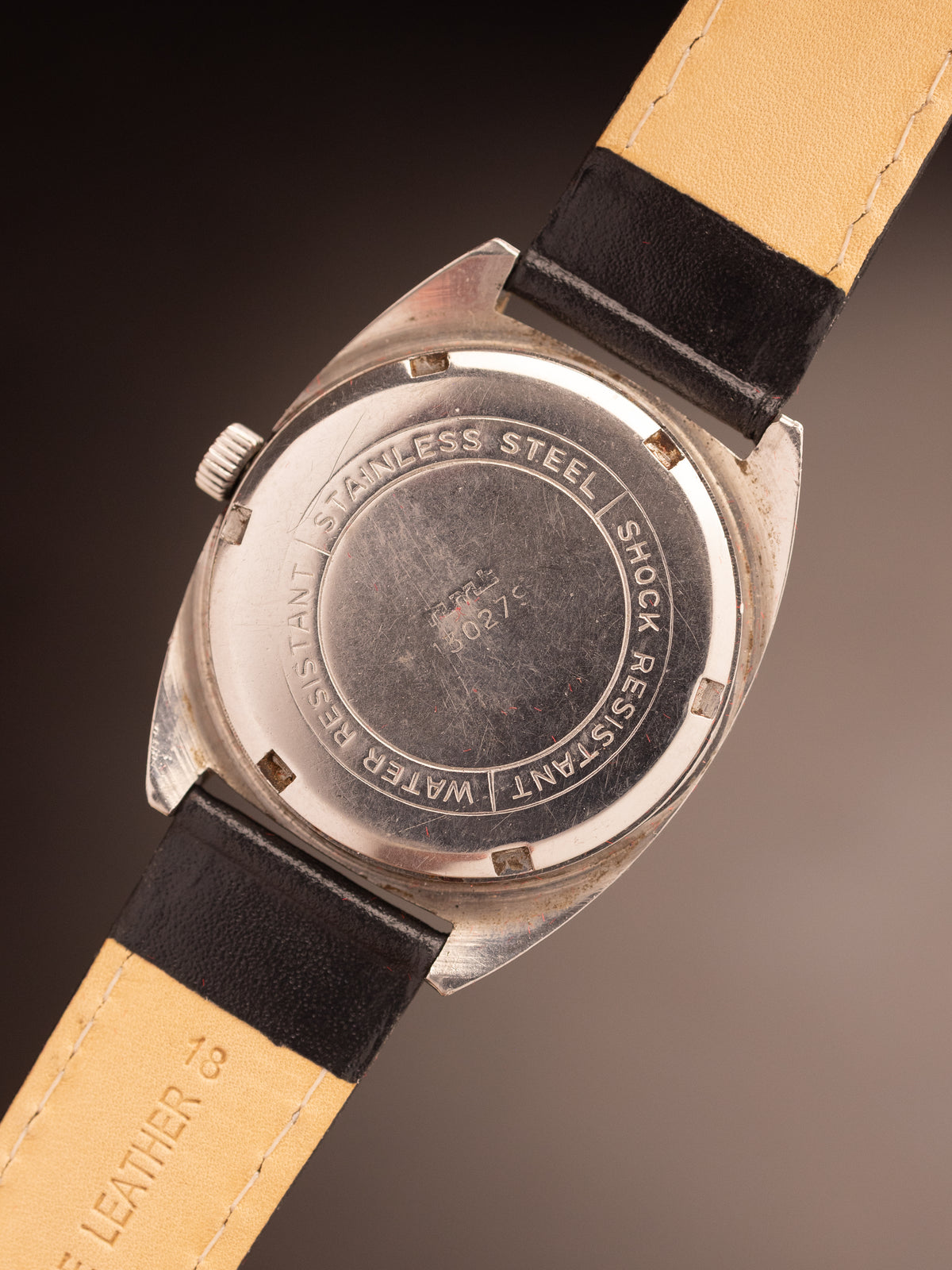 HMT Avinash Light Blue Dial Black Strap ( 130279 )