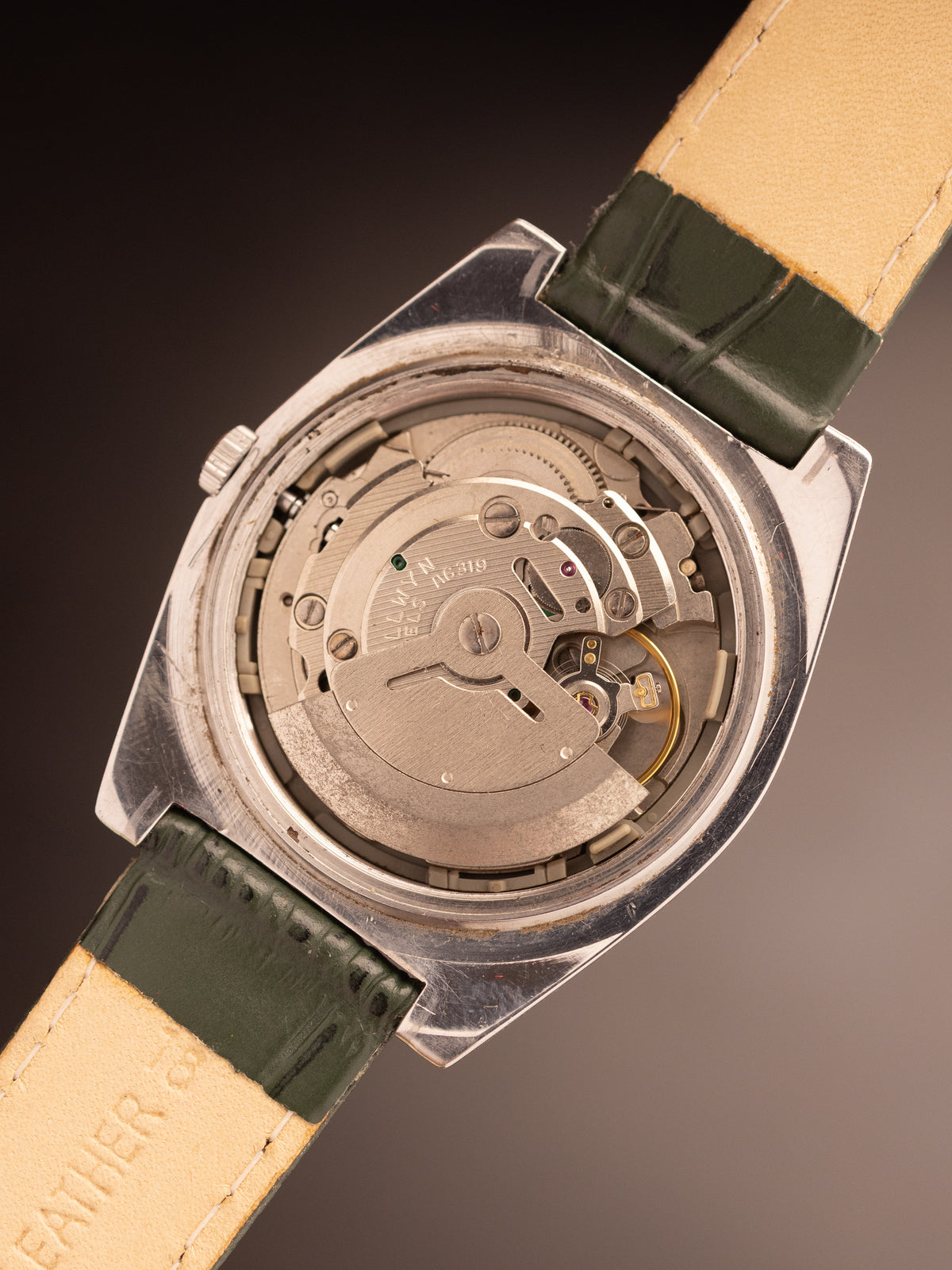 Allwyn Automatic Day Date Green Strap 008548 ( Y381-8010 )