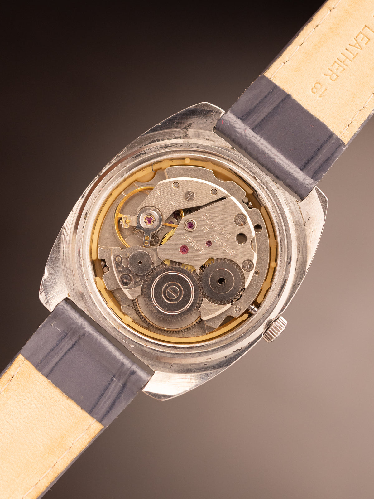 Allwyn Railway Time Manual Wind Grey Strap 553829 ( Y380-5020 )