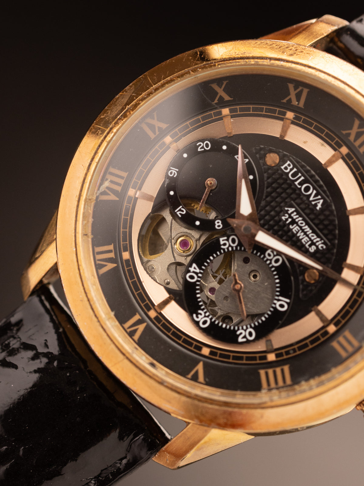 BULOVA B6 Skeleton Automatic 97A116 ( C4601204 )
