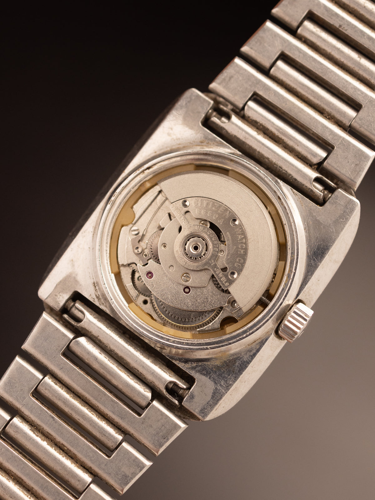 Citizen Vintage Tank Dual Tone Dial Rare 90602628 ( 4-662148K )