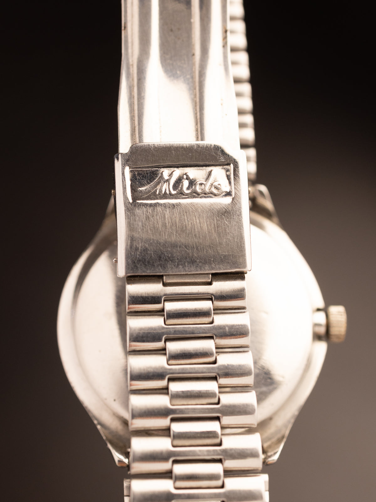 Mido Commander Datoday Stock Bracelet Rare ( Ref Unknown )