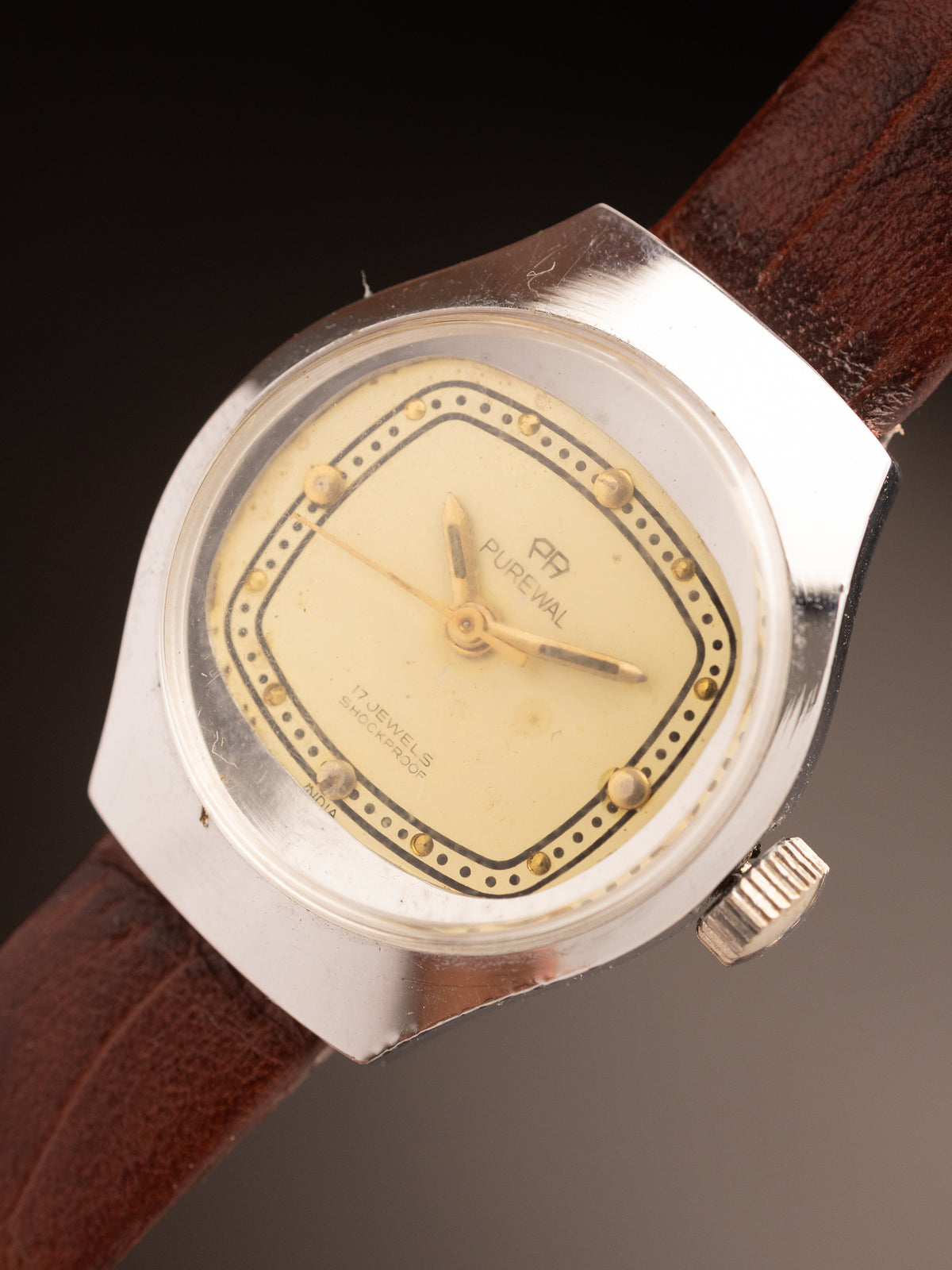 Purewal Dream 17 Jewels Brown Strap
