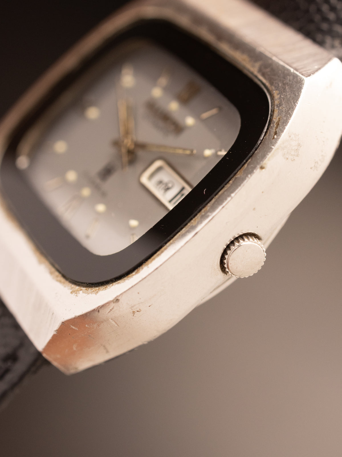 Allwyn Automatic TV Black Grey Dial ( Y381-5010 )