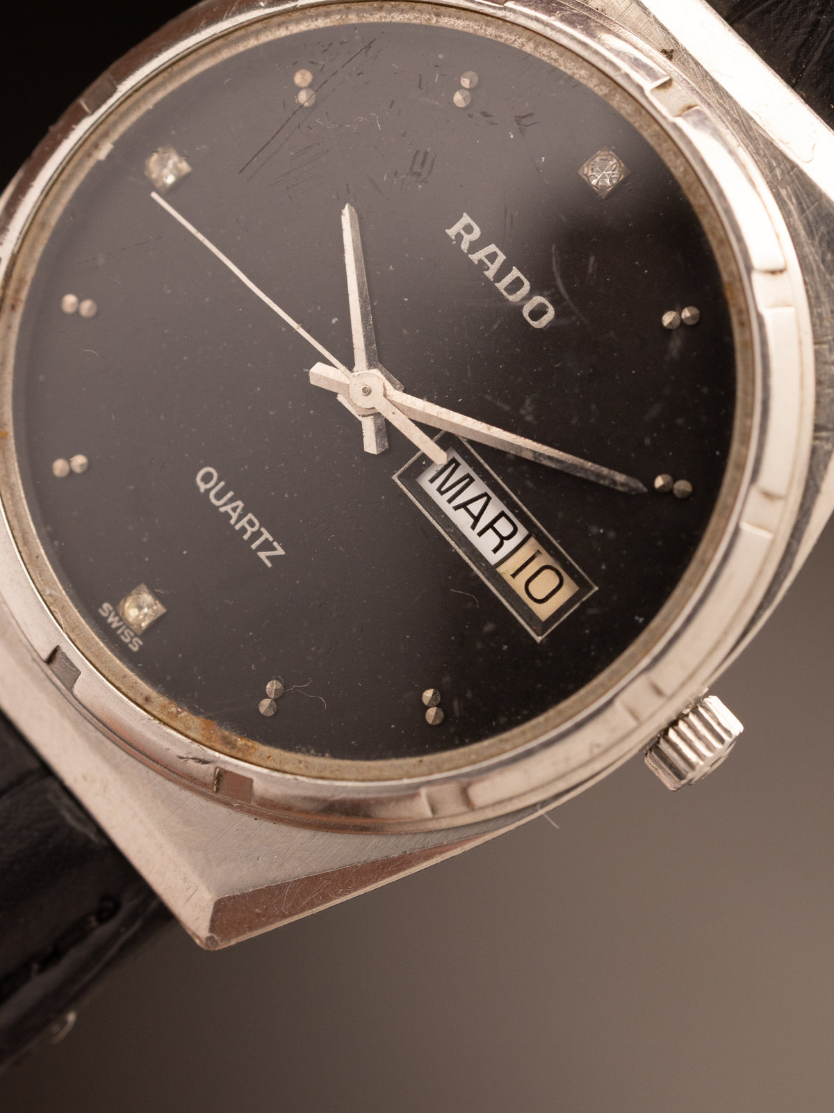 Rado Quartz Day Date Diamond Dial ( 17552164 )