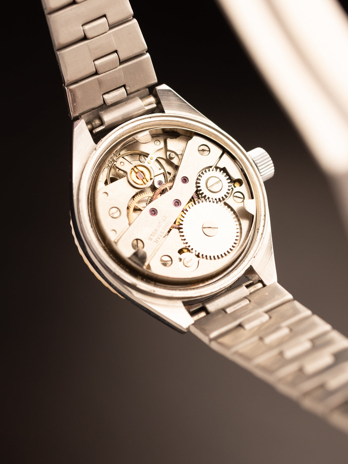 Timestar Crystal Ladies NOS Brown Strap ( Ref Unknown )
