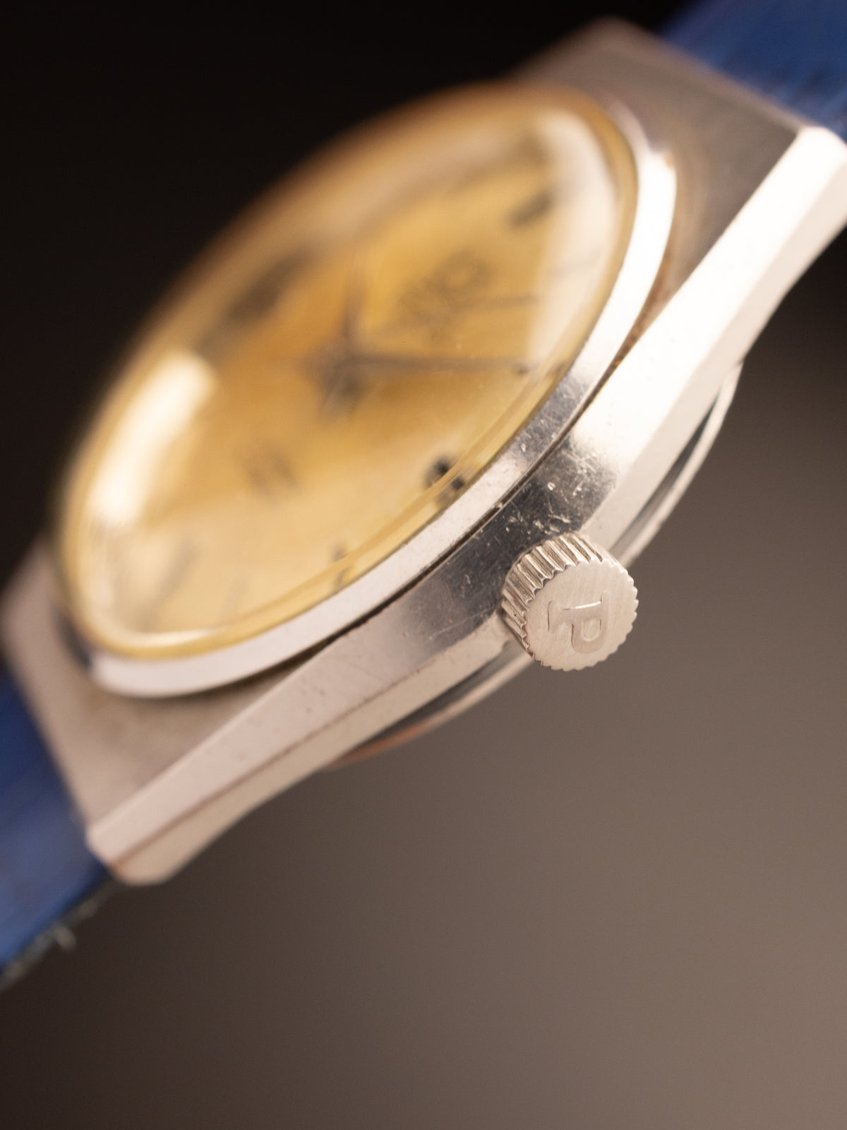 Titus 17 Jewels Manual Wind Blue Strap ( 7055 )