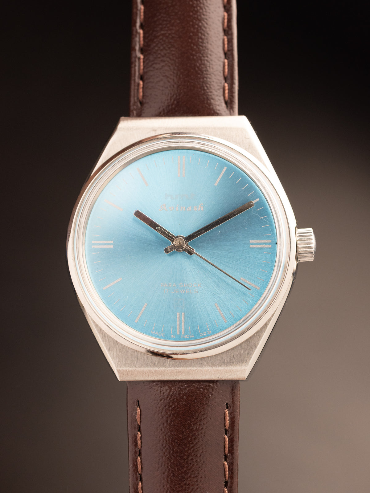 HMT Avinash Sunburst Light Blue Dial Mint ( 501043 )