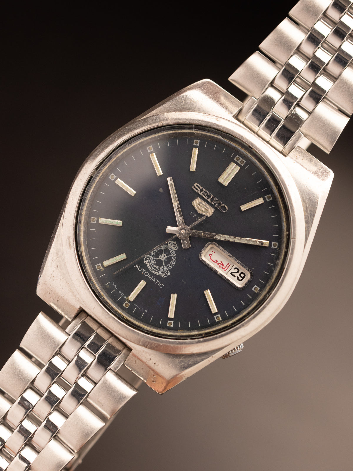 Seiko 5 Omani Khanjar Logo 266172 ( 6309-9000 F )