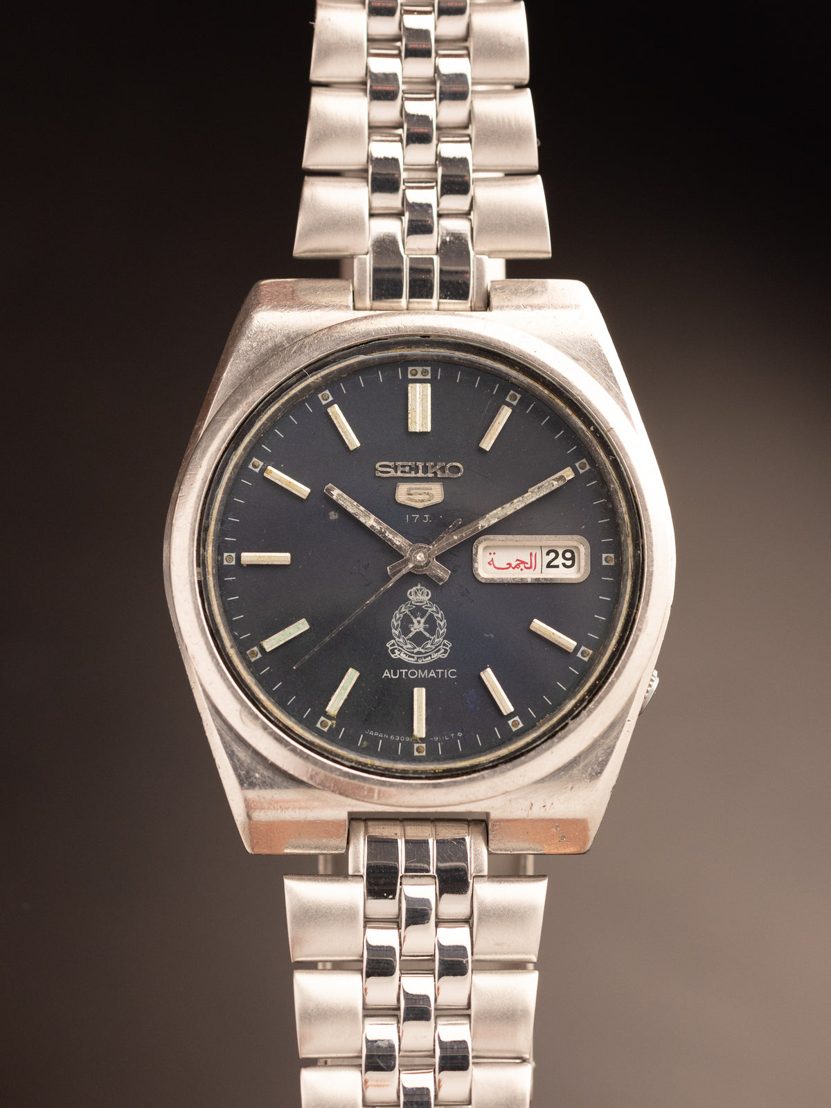 Seiko 5 Omani Khanjar Logo 266172 ( 6309-9000 F )