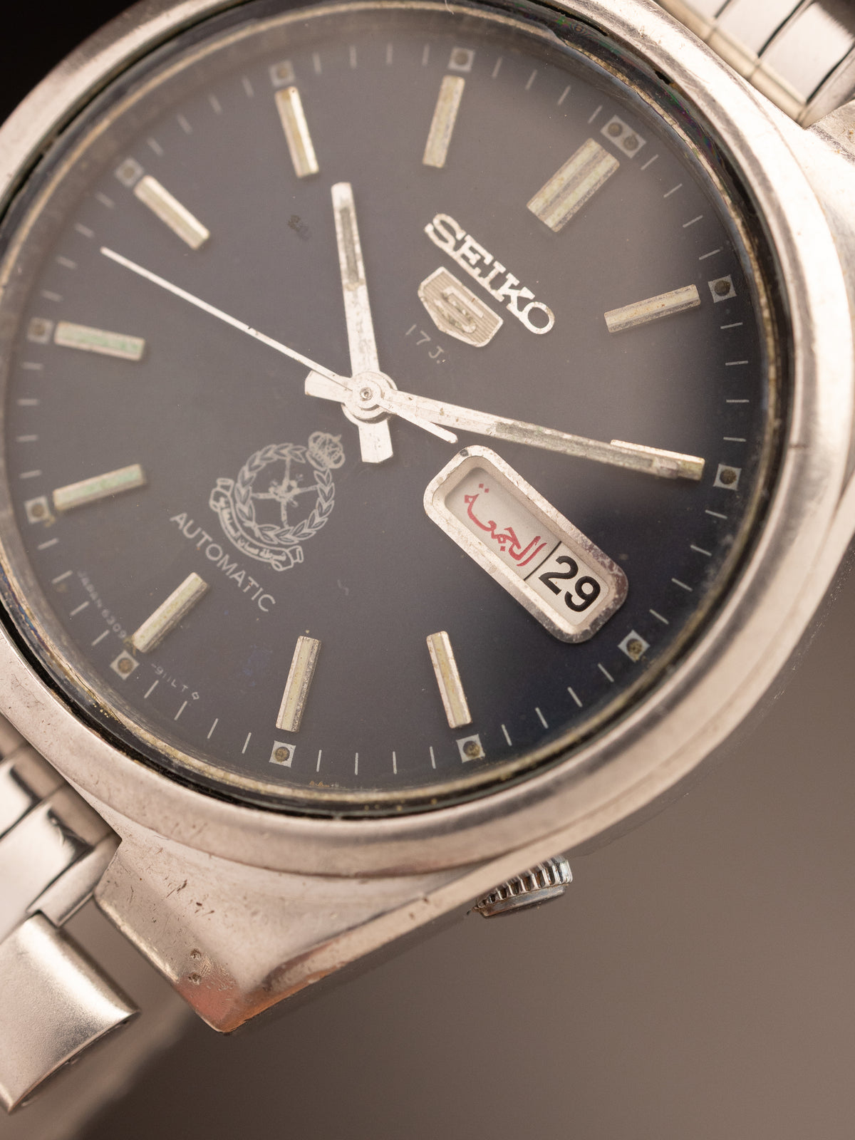 Seiko 5 Omani Khanjar Logo 266172 ( 6309-9000 F )
