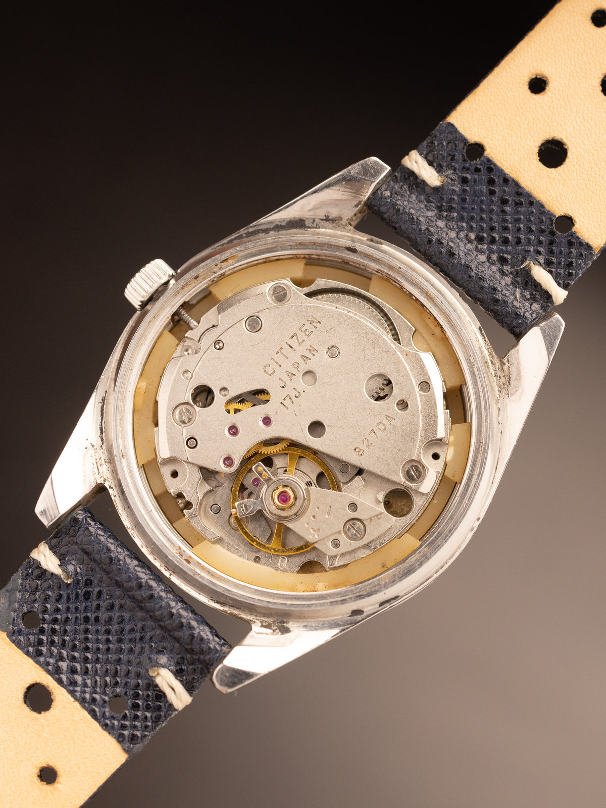 Citizen Newmaster 22 Gradient Blue Patina Dial 53-0018 ( 4-821033 SMH )