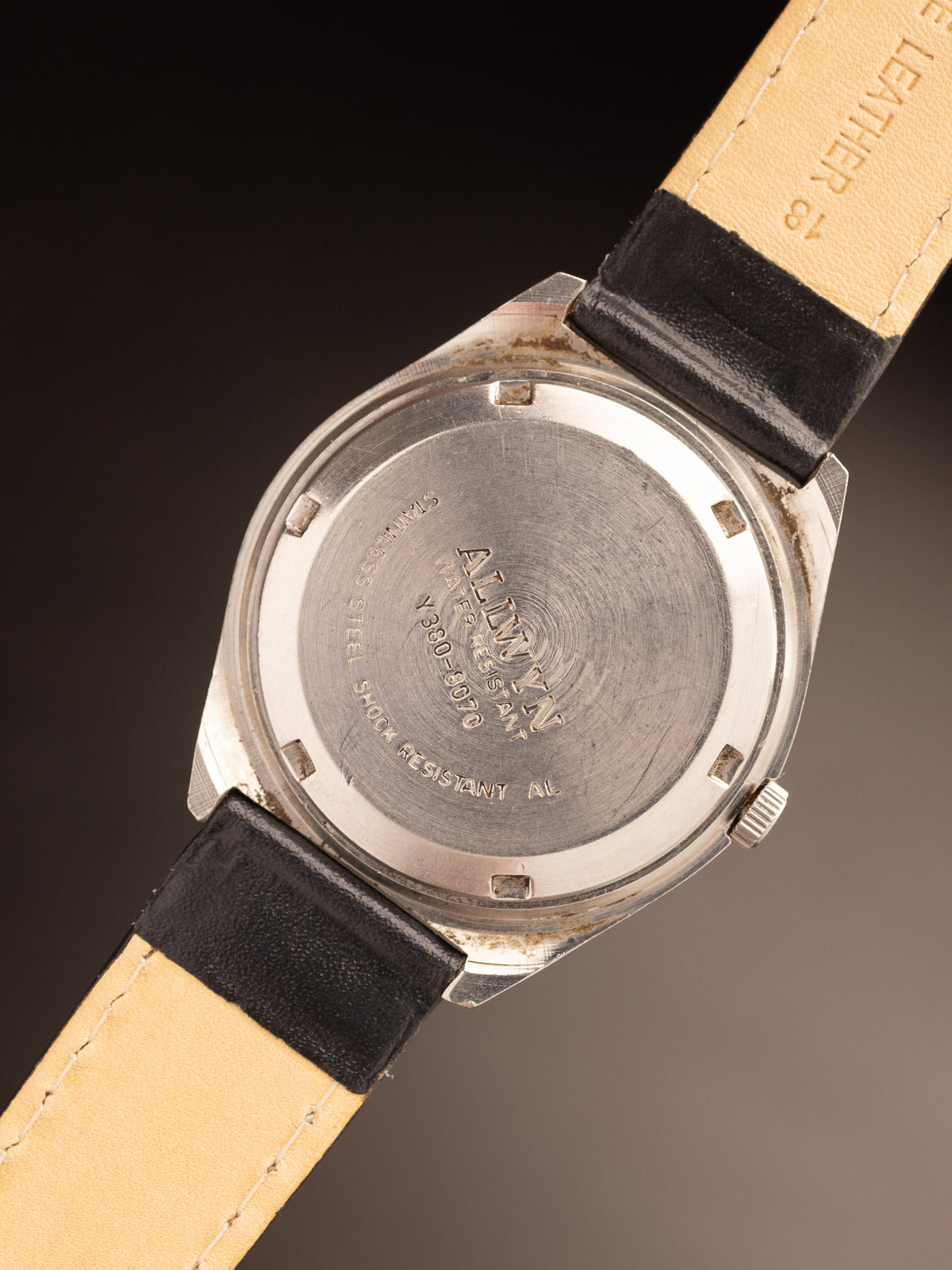 Allwyn Railway Time Gradient Purple Dial Rare ( Y380-8070 )