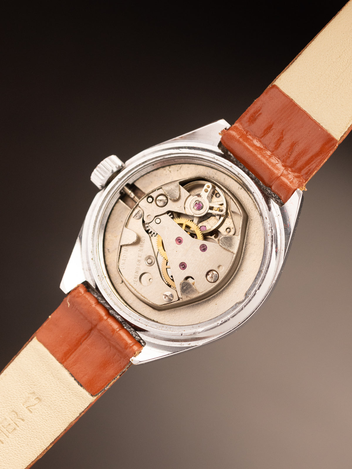 NINO India Ladies Geometric Case Brown Strap ( ref Unknown )