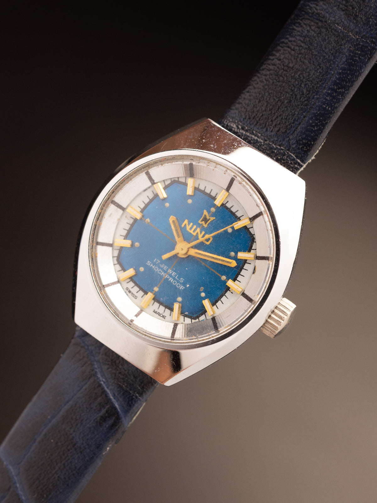NINO Ladies NOS Blue White Dial Blue Strap ( Ref Unknown )