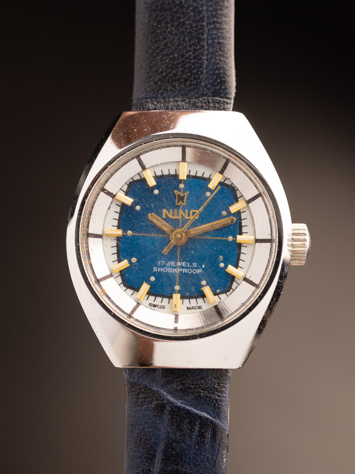 NINO Ladies NOS Blue White Dial Blue Strap ( Ref Unknown )