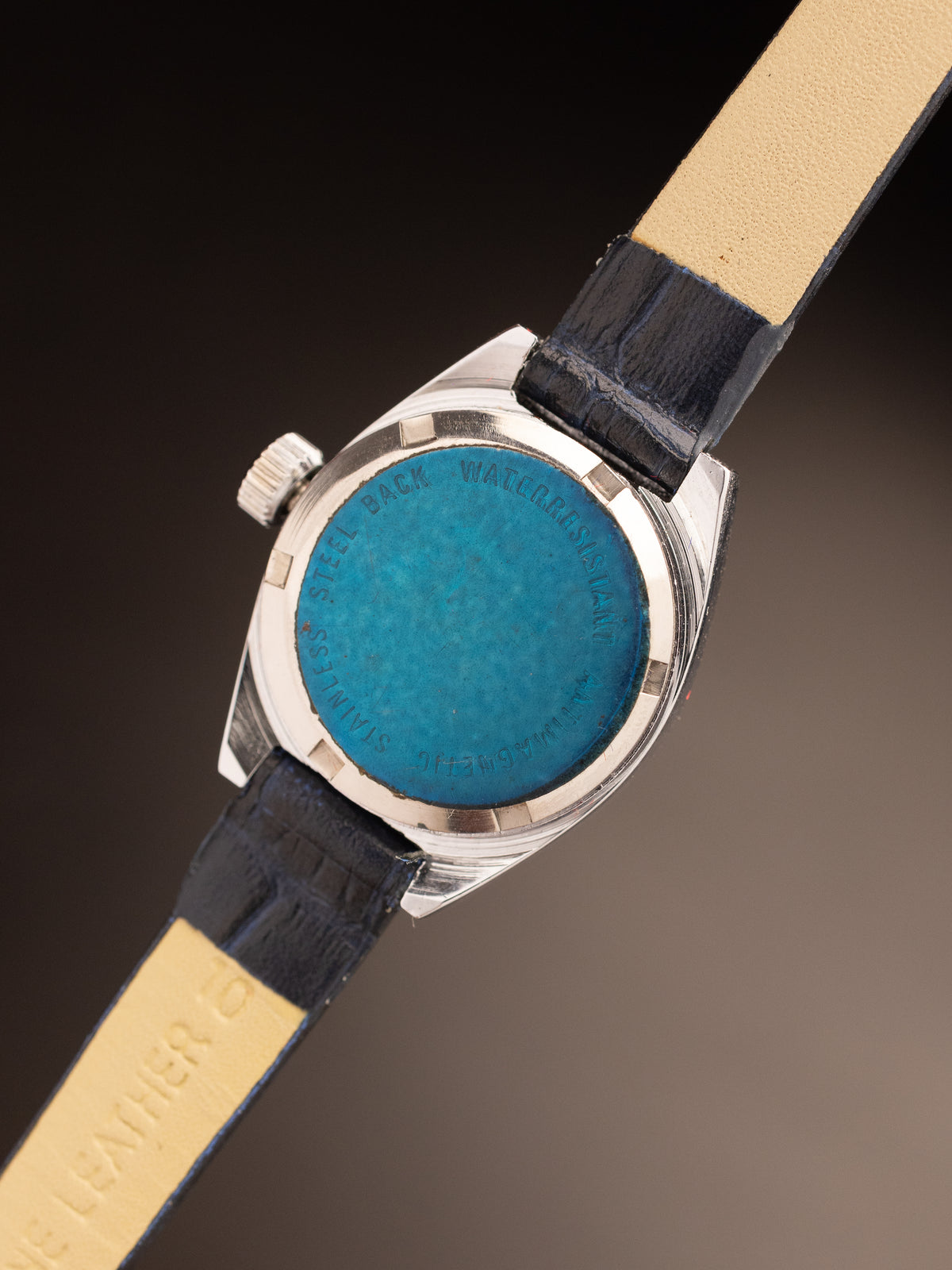Tekinika Ladies NOS Diamond Dial Black Strap ( ref Unknown )