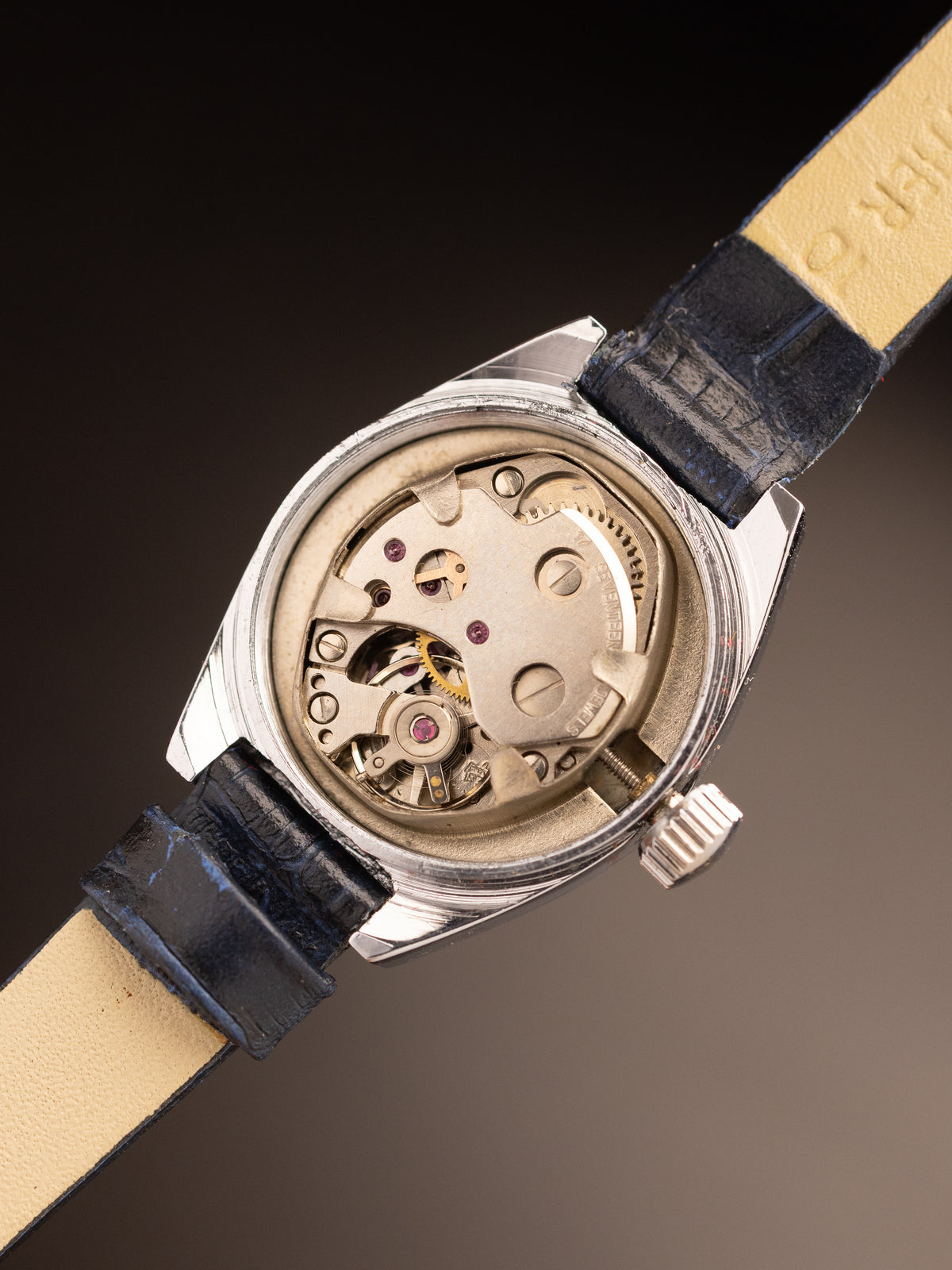 Tekinika Ladies NOS Diamond Dial Black Strap ( ref Unknown )