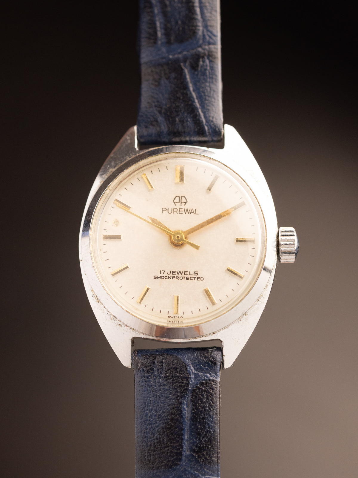 Purewal 17 Jewels Shockprotected Blue Strap