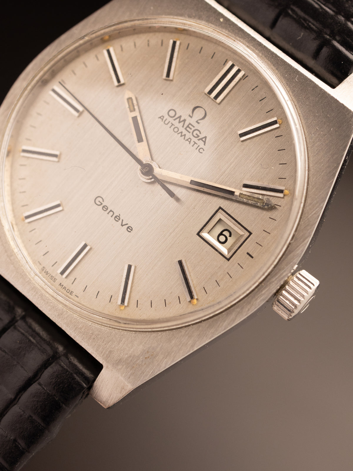 OMEGA Geneve Automatic Silver Dial SS Case ( ST 166.0118 ) Cal 1481  ( Mint  )