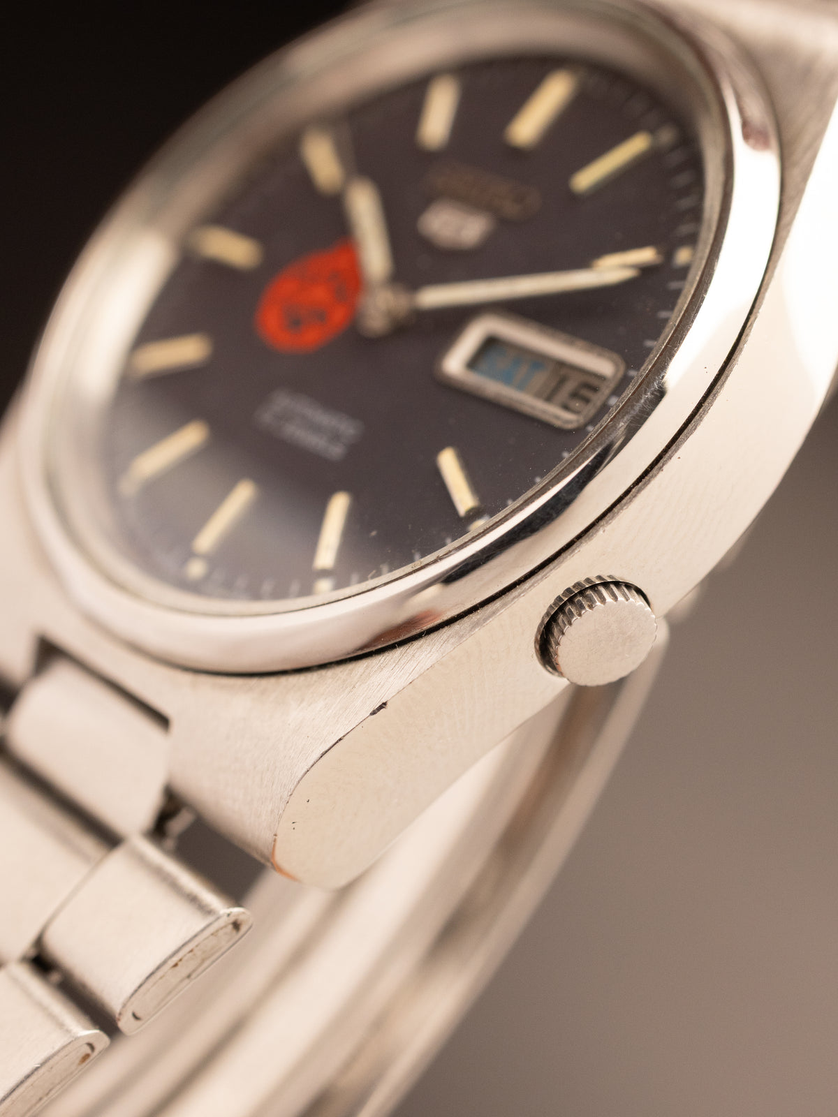 Seiko 5 Omani Khanjar Logo Super Mint Rare 121365 ( 7009-3131 A2 )