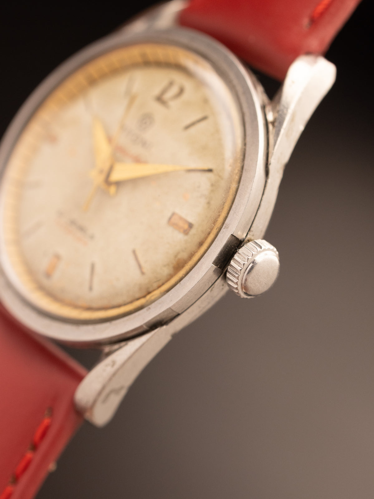 Titoni Airmaster Titoflex Red Strap ( 303-305 )
