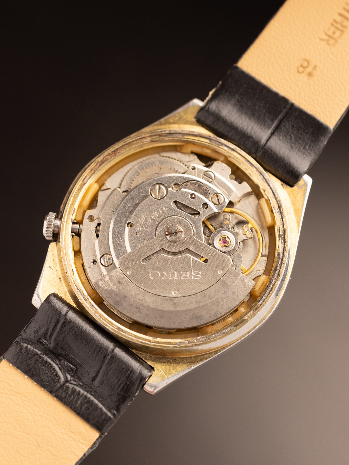 Seiko 5 Automatic Black Strap 591554 ( 6309-7330 )