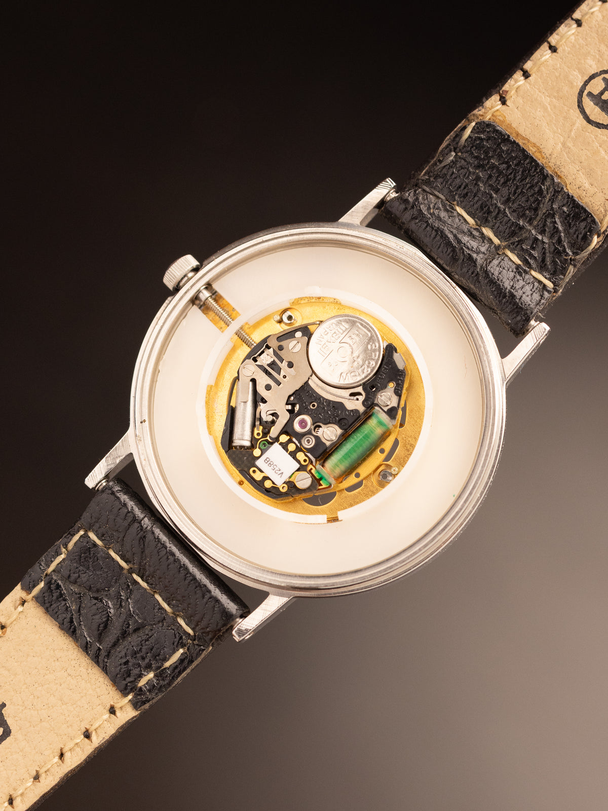 Allwyn Skeleton Quartz Silver Dial NOS 9N0986 ( V2588-8040 )
