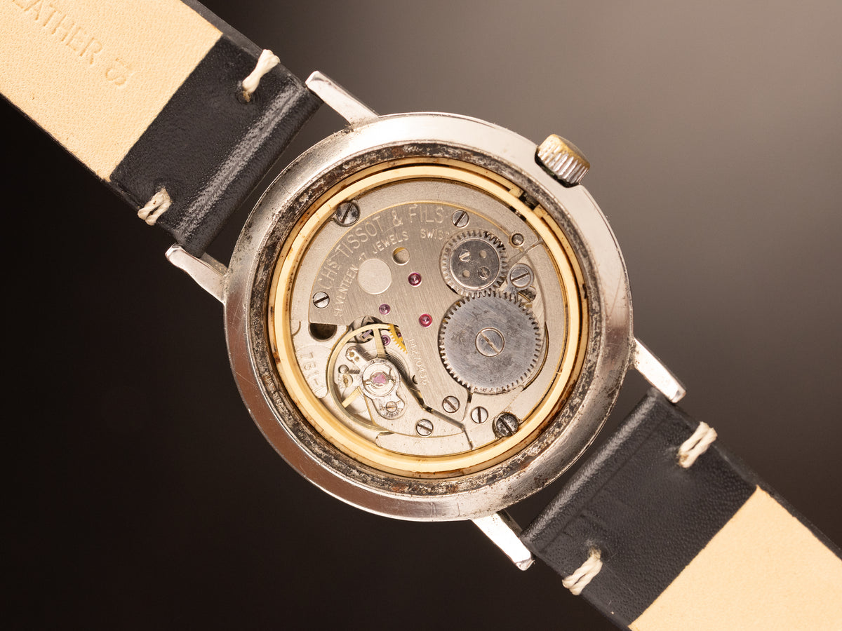 Tissot Seastar Seven Black White Dial Black Strap  ( Ref Unknown )