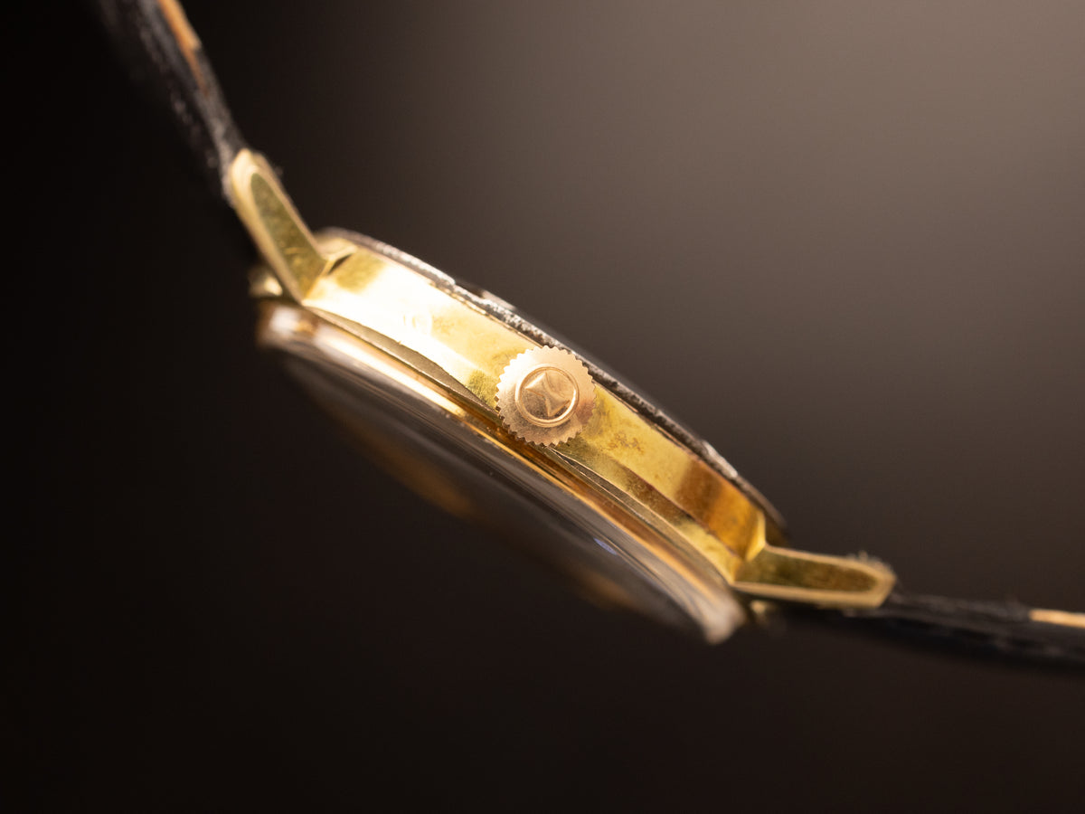 Favre Leuba Daymatic Black Dial Gold ( 59882 )