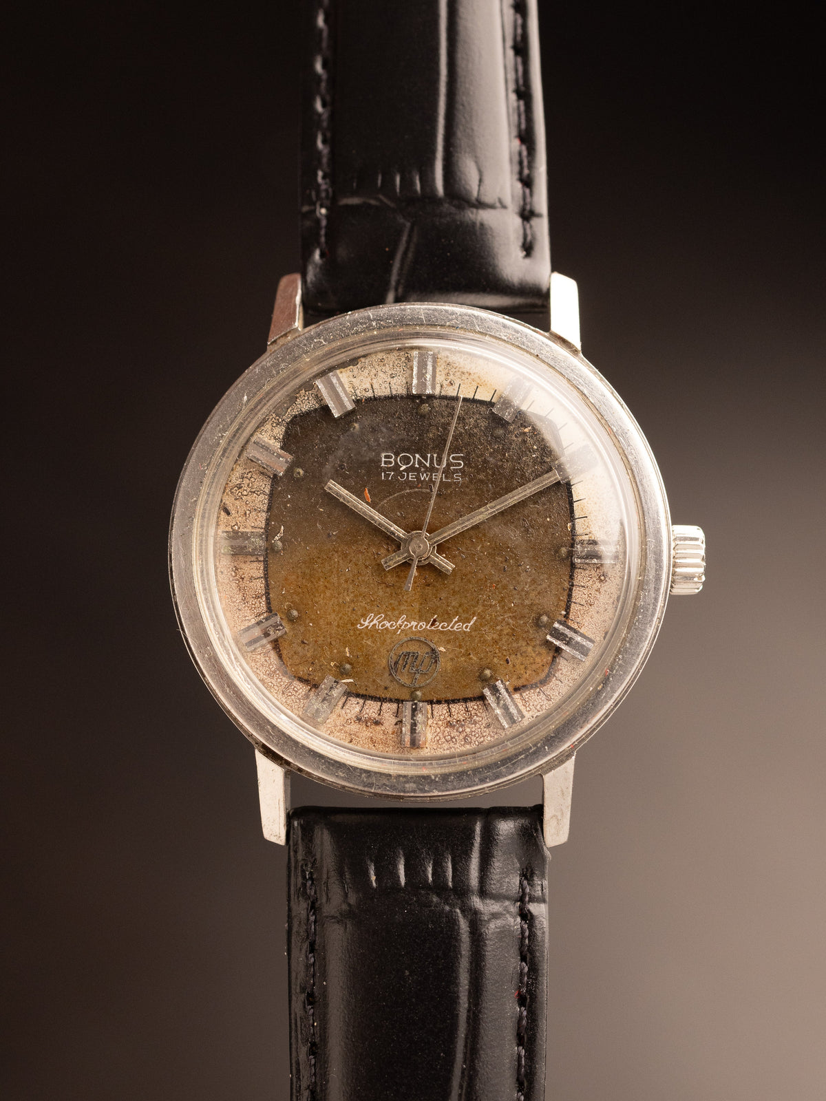Bonus 17 Jewels Shockprotected Manual Wind Brown Dial ( 5000 )