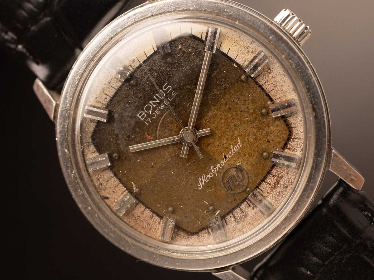 Bonus 17 Jewels Shockprotected Manual Wind Brown Dial ( 5000 )