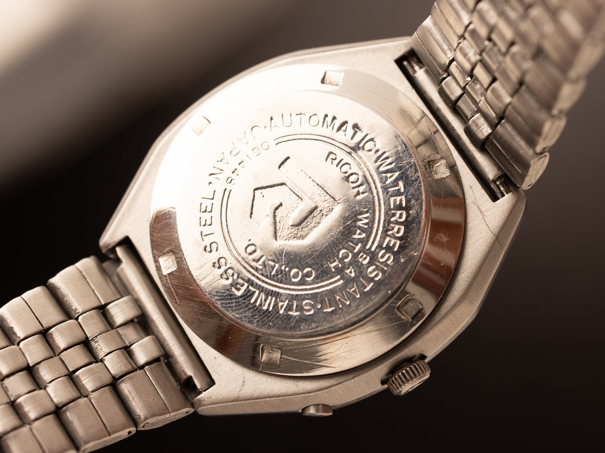 Ricoh Sakura Automatic Diamond Dial Super Mint ( 061448 ) Stock Bracelet