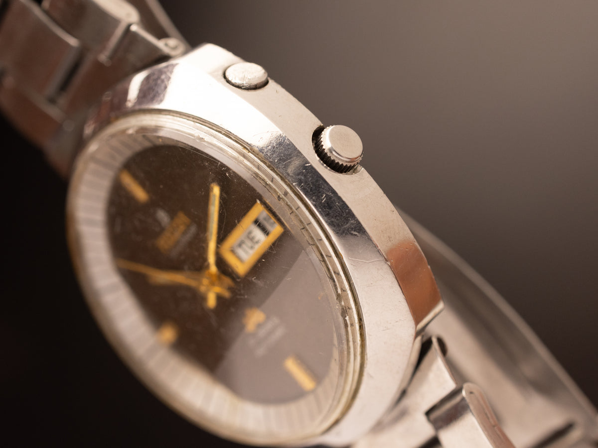 Ricoh Sakura Automatic Dual Tone Brown White Dial ( 61531A )