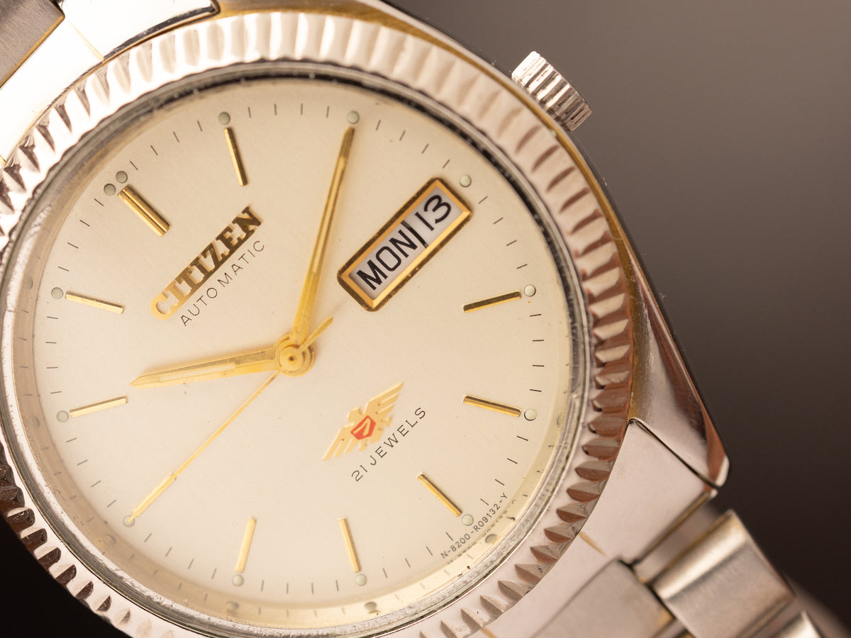 Citizen Eagle 7 Fluted Bezel Stock Bracelet Super Mint 010263 ( 4-R10761 YPM )