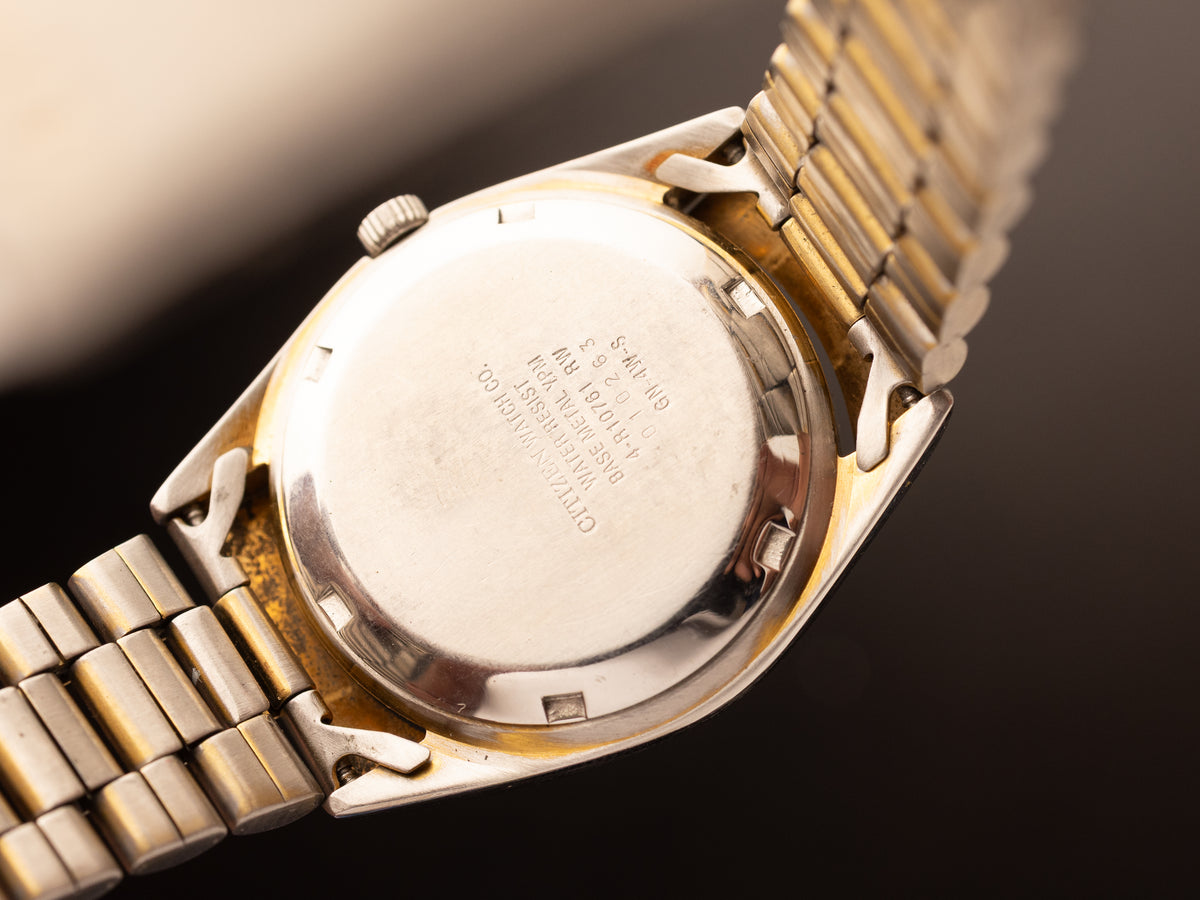 Citizen Eagle 7 Fluted Bezel Stock Bracelet Super Mint 010263 ( 4-R10761 YPM )