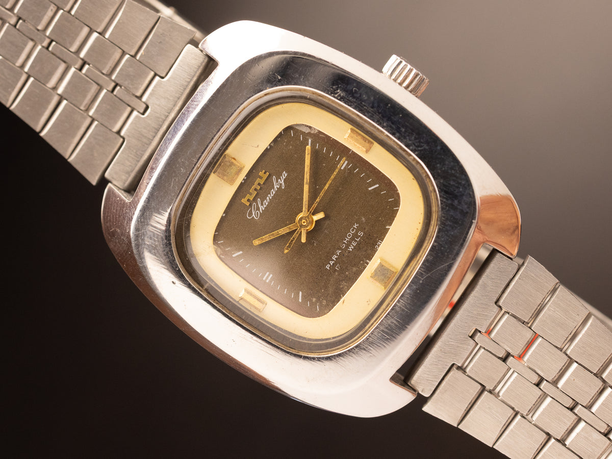 HMT Chanakya Gold Brown Dial ( 2092735 33-03 )