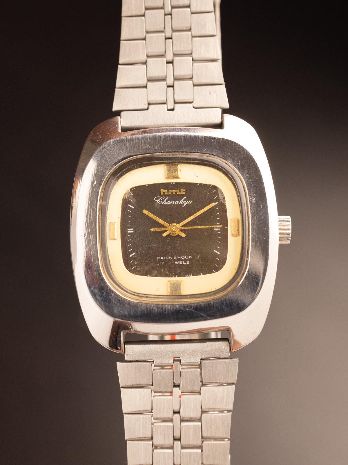 HMT Chanakya Gold Brown Dial ( 2092735 33-03 )