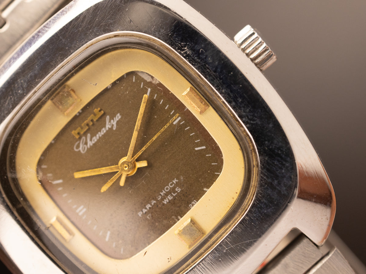 HMT Chanakya Gold Brown Dial ( 2092735 33-03 )