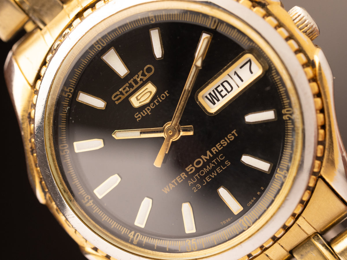 Seiko Superior Gold Automatic Mint 700380 ( 7S36-0090 A4 )