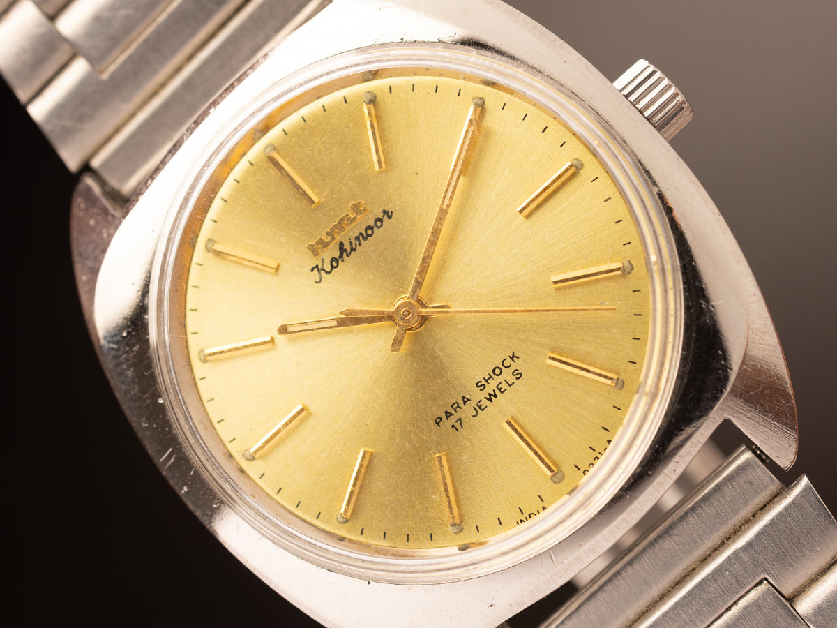 HMT Kohinoor Gold Dial NOS ( 052788 )