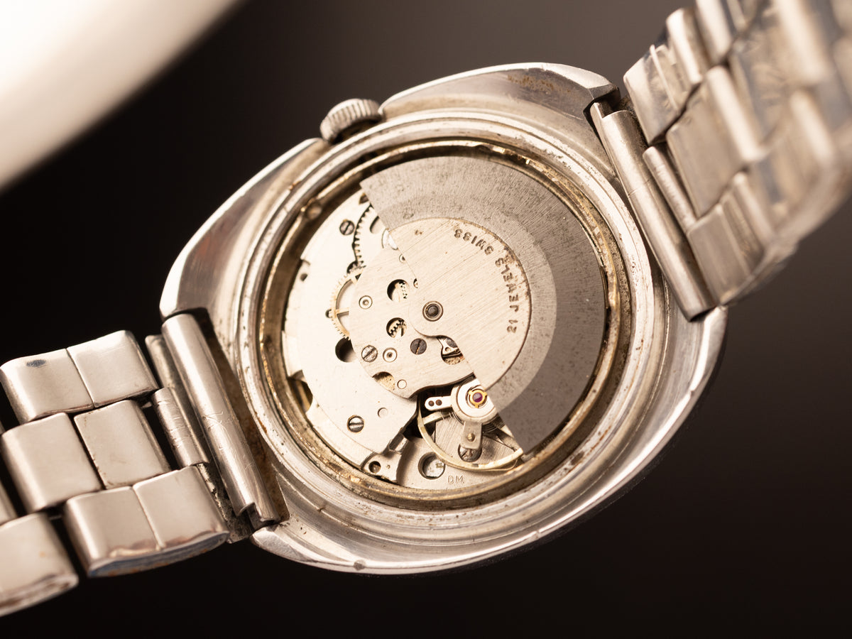 Tressa Laser Beam 21 Jewels Automati Tonneau Case Stock Bracelet ( 281 )
