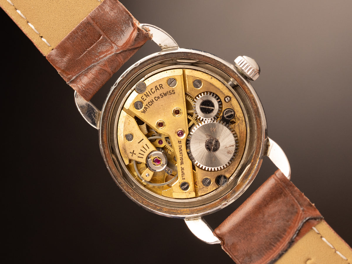 Enicar Ultrasonic Seapeal Fancy Lugs Textured Dial Ultra Rare ( 98243 )