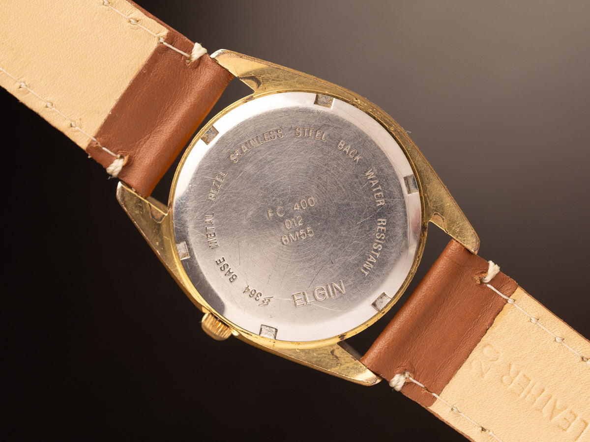 Elgin Presidential Quartz Fluted Bezel ( FC 400 812 6M65 )